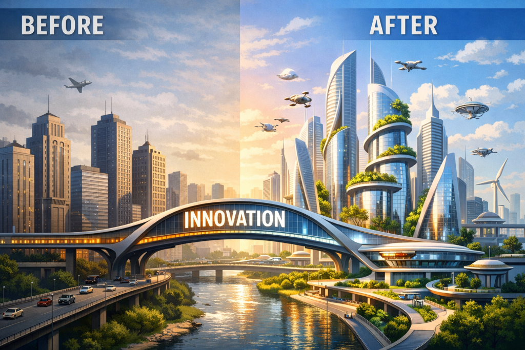 A Skyline Transformed by Innovation