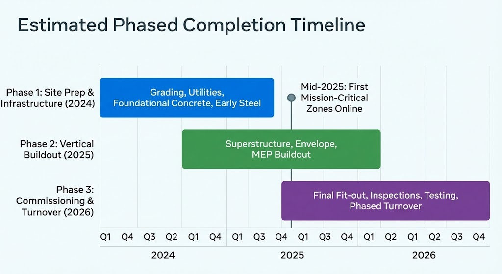 What Environmental Permits Are Needed for Hyperscale Data Centers?
Visual Concept: An "Ecosystem of Compliance" infographic. This shows a data center at the center, surrounded by three key pillars of environmental permitting: Air (Generators), Water (Cooling/Discharge), and Land (Wetlands/Habitats), each with its specific regulatory icons.